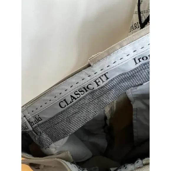 Hagger Classic Fit Tan Khaki Dress pants with pockets - Picture 8 of 9